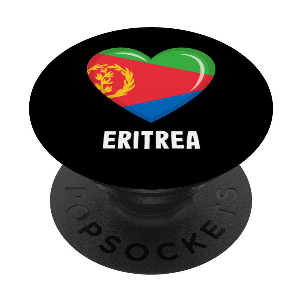 Eritrea Flag Eritrean Phone Grip PopSockets Grip and Stand for Phones and Tablets