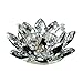 Sunsee 7 Colors Crystal Glass Lotus Flower Candle Tea Light Holder Buddhist candlestick (A)