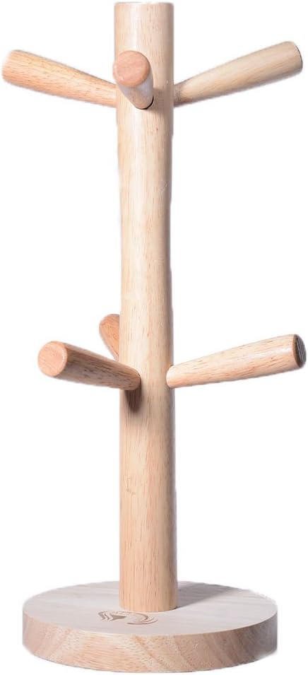HAIBEIR Holz Tassen Halter für 6 Tassen