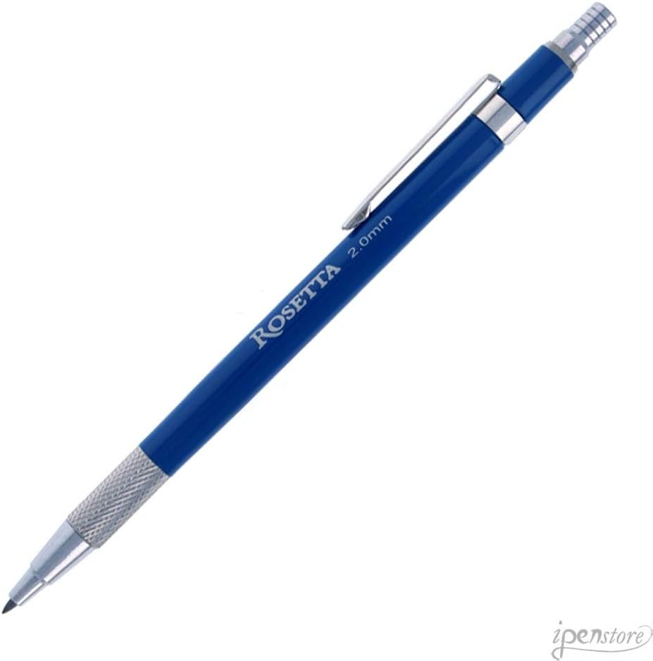 Rosetta Da Vinci 2 mm Lead Holder Mechanical Pencil, Blue
