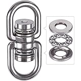 SELEWARE Bearing Swing Swivel, 360° Rotational Device Hanging Accessory for Web Tree Swing, Hammock Chair, Climbing Rope, Aerial Yoga, Kids Swing Swivel,Hold Up to 1200LB