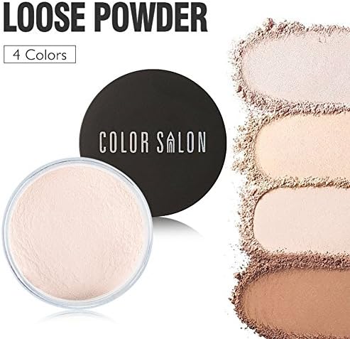 Color Salon Matte Finish Loose Powder , Oil-controling Long lasting for Face Makeup 20g (Warm Wheat)