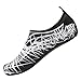 CIOR Men and Women Barefoot Skin Aqua Shoes Anti-Slip Multifunctional Water Shoes for Beach Pool Surf Yoga Exercise,CT1605,White,44.45
