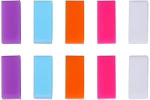 HEMOBLLO 10 Pcs Silicone Security Fix Clasp Compatible with Fitbit Flex 2 - Fastener Secure Ring Replacement Silicone Security Clasps Loop for Watch Band (Random Color)