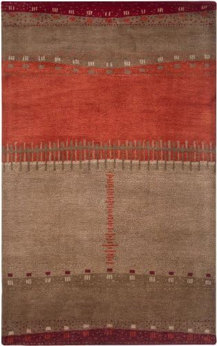 Rizzy Rugs Contemporary Rectangle Area Rug 3'6"x5'6" Beige Mojave Collection