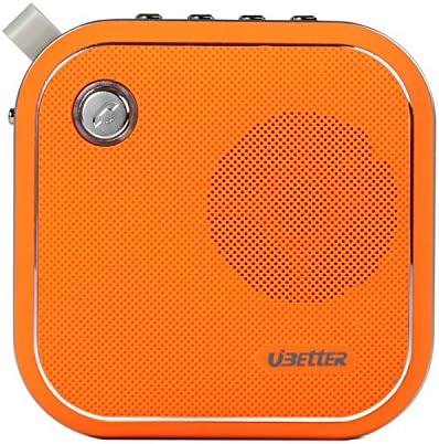 Outdoor Bluetooth Speakers, Ubetter Portable Mini Wireless Speaker, Powerful Sound with Enhanced Bass, Sport For Hiking, Biking, Camping (Orange)