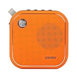 Outdoor Bluetooth Speakers, Ubetter Portable Mini Wireless Speaker, Powerful Sound with Enhanced Bass, Sport For Hiking, Biking, Camping (Orange)