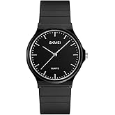 SKMEI Women's Watches Ladies Quartz Watch Waterproof Wrist Watch Resin Fashion Casual Wristwatch for Girls