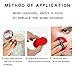 Makeup Powder Puff,Large Face Powder Puffs for Body,Soft Sponge Foundation Makeup Tool Beauty Sponges Blender For Cosmetic Multi-color (001)