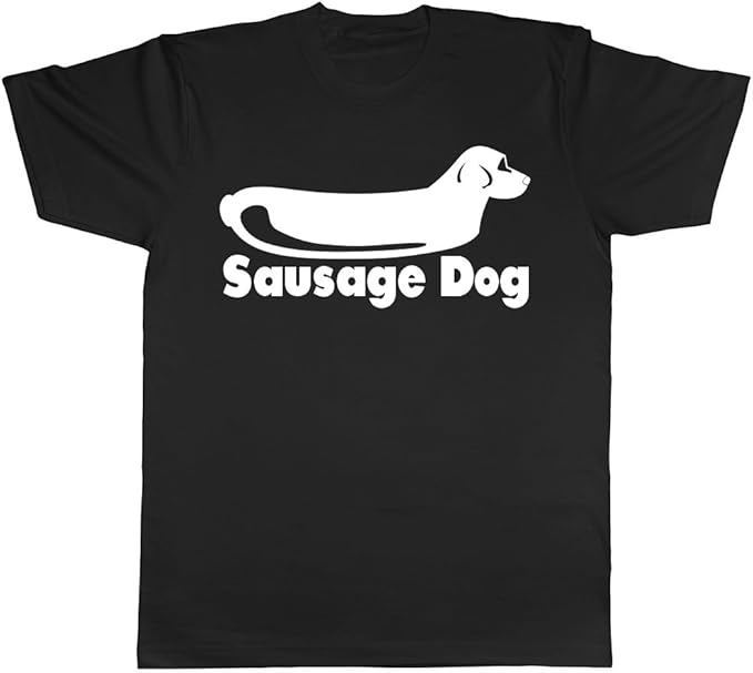 Shopagift Unisex Sausage Dog TShirt Amazon.co.uk Clothing