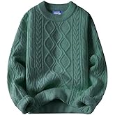 Aelfric Eden Women's Oversized Cable Knit Crewneck Sweaters Long Sleeve Sweater Chunky Loose 2025 Outfits Pullover