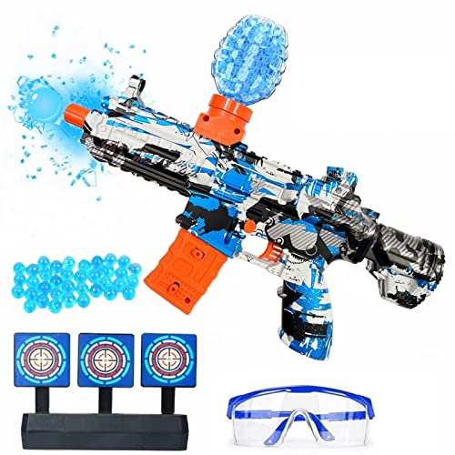 Pistolet à Gel électrique Blasters 95cm - 20000 Billes, Lunettes De Protection Incluses, Pour Enfants