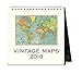Cavallini Papers & Co 2018 Vintage Maps Desk Calendar