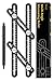 Universal Angularizer Ruler - Template Tool – Metal Multi-Angle Measurement Tool with Laser Engraving - Multifunction Pen - Black Aluminum Measuring Ruler Set for Carpenters Tilers Craftsmen DIY’ers