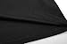 Coofandy Men's Casual Solid Shirts V-neck Short Sleeve T-shirt,Black,Medium