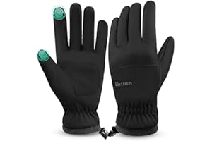 ihuan Winter Waterproof Ski Gloves Men Women, Snow Warm Cycling Cold Weather, Driving Biking Running