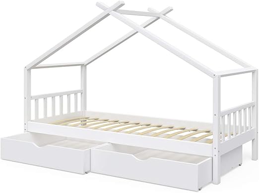 VitaliSpa - Cama Infantil (90 x 200 cm, Incluye somier de láminas)