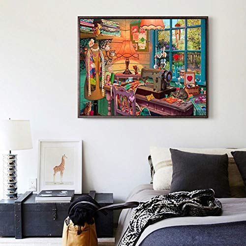 5D Diamond Painting Mosaic Making 5D DIY Full Drill Diamond Painting Sewing Room Cross Stitch Embroidery Kits