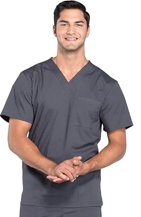 Vmc Men Polyester And Cotton Scrub Suit Grey For Medical Scrubs For Surgeons Doctors Nurses Hospitals Ot Dress Medium Amazon In Industrial Scientific