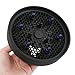 Travel Hair Dryer Diffuser, Segbeauty Collapsible Portable Hair Diffuser, Profession Blow Dryer Diffuser Attachment for Natural Thick Hair, Suitable for Nozzle 1.65 inches to 1.77 inches - Black