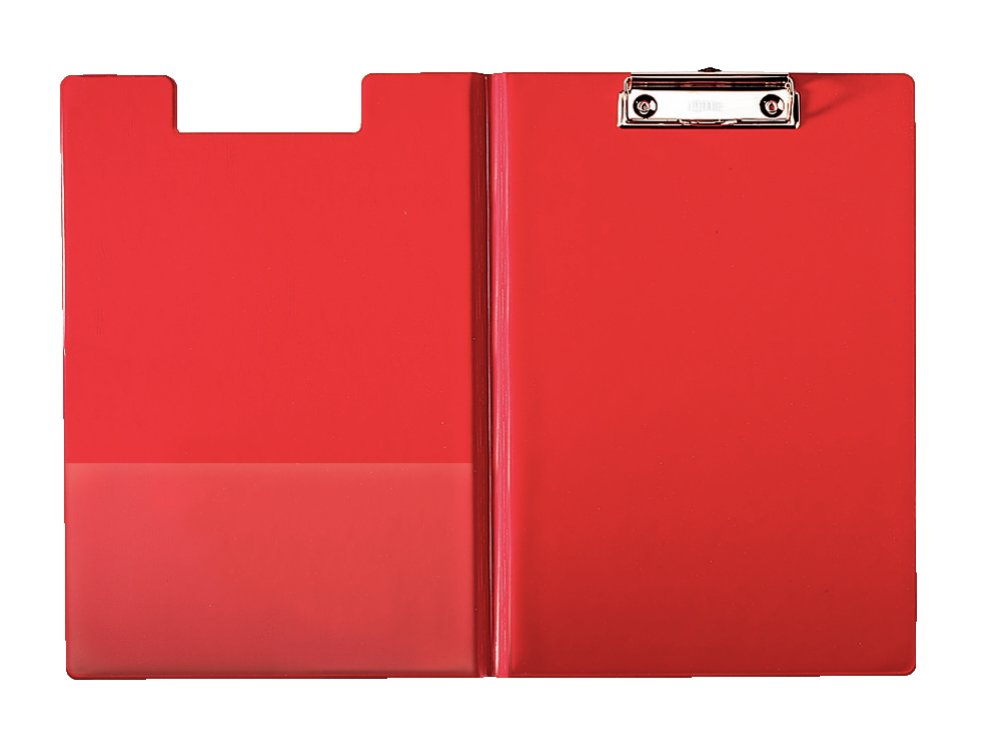 Esselte A4 Clipfolder with Cover - Red