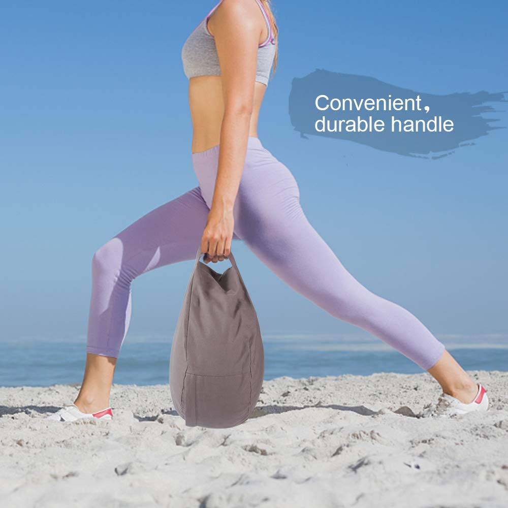 FelizMax Zafu Buckwheat Meditation Cushion,D=33cm/41cm H=14cm,Round Zabuton Meditation Pillow,Yoga Bolster Kneeling Pillow Premium Yoga Pillow Sitting on Floor Zippered Cotton Cover-33cm, Black - Image 7