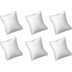 6pc Velvet Small Bracelet/Watch Pillow Jewelry Displays (White)