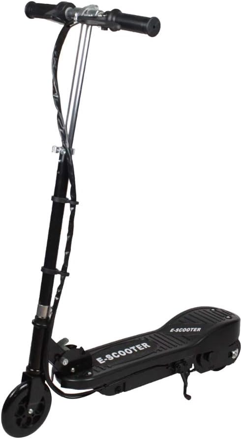 Trackpack Limited RideonToys4u 24V Electric Folding Scooter 5.5 Inch Wheels Black Ages 14 Years+