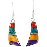 Turquoise Earrings Genuine Gemstones (CHOOSE STYLE)