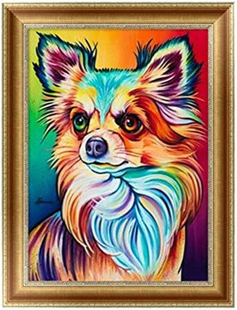 Dog 5D Diamond Painting DIY Kit Rhinestone Painting Craft Supply for Art Craft DIY Home Decoration