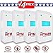 Pest Repeller - BEST Control 4-Pack with MAXI BAND TRIPLE Power Ultrasonic + Electromagnetic + Night Light - Plug-In Electronic Home Repellent Anti Mice, Ant, Roach, Mosquito, Indoor