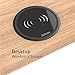 10W Desk Wireless Charger Desktop Charger Charging Station Mounts on the 2.7''/2.4'' Office Tables Desk Grommet Hole for iPhone X / 8 Plus / amsung Note 8 S8 All Qi-Enable Devices - Black