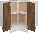 vidaXL Smoked Oak Kitchen Cabinet 75.5x75.5x80.5 cm Engineered Wood view 5