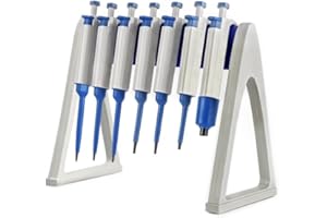 Saricho Laboratory Pipette Holder,lab Linear Pipette Rack,micropipette Stand,pipettor Holder Hold up to 7-8 pipettes