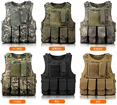 Nwestun Tactical outdoor vest for outdoor games hunting and shooting black ACU Tan colors available