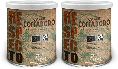 CAFFE' COSTADORO Respecto Arabica Espresso Kaffee 2 Dosen, 500 g