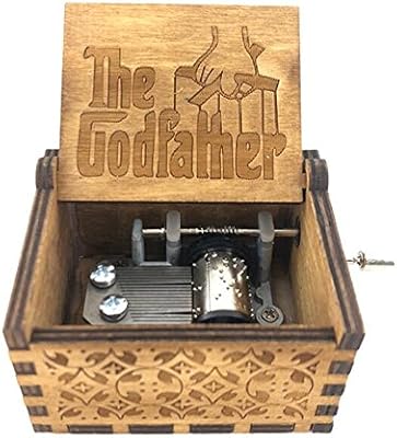 Cuzit The Godfather - Caja Musical de Madera para manivela: Amazon.es: Hogar