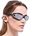 SBORTI Swim Goggles,Mirrored Swimming Goggles Anti Fog UV Protection for Men,Women Black