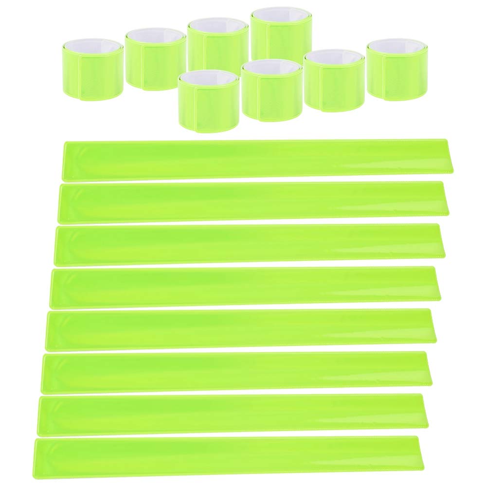 Photo 1 of Hoemwarm 20Pcs Reflector Snap Bands High Visibility Safety Wristbands for Running, Cycling, Walking, Night Outdoor Activities