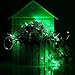 Solar String Lights outdoor 33ft 8 Modes Copper Wire Lights 100 LED Starry Lights waterproof String Lights Decorative lighting for Patio Garden Yard Party Valentines lights(2 PACKS-GREEN)