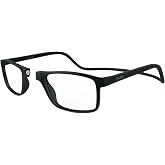 Clic Magnetic Reading Glasses - Barat (S-XL) - Soft Headband | Neck Hanging Readers, Front Connect Design, Adjustable Temples, Secure Fit, Folds for Compact Storage