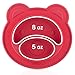 Nuby Sure Grip Miracle Mat Section Plate, Coral Bear