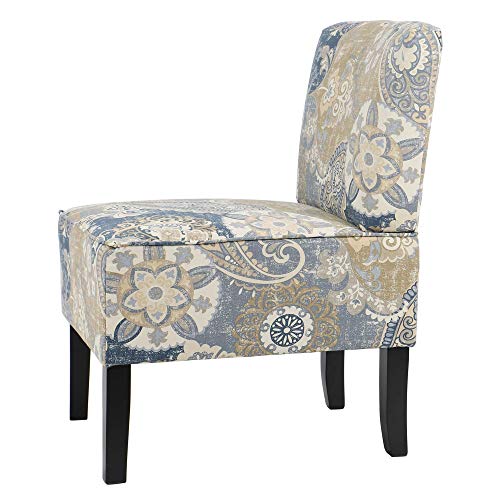 THKSBOUGHT Accent Chair Armless Living Room Bedroom Cloth Art Single Person Recreational Chair - Thumbnail 6