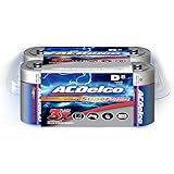 ACDelco D Batteries, Super Alkaline D Battery, High Performance, 8 Count Pack