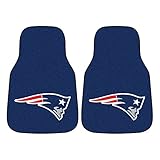 FANMATS NFL New England Patriots Nylon Face Carpet Car Mat