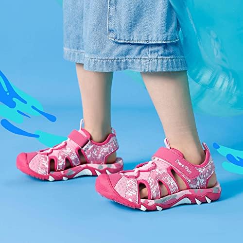 Sandali Sportivi per Bambini,Rosa Caldo/Rosa,36