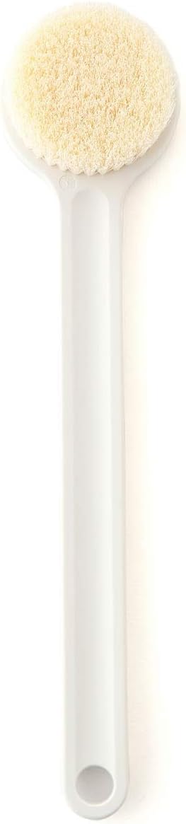 Muji Polypropylene Shower Brush, 33 cm Length, Off-White