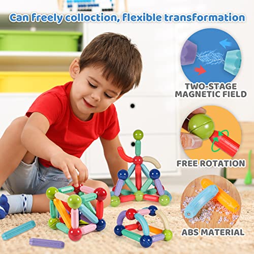 Milk Frog Balls and Rods Set 68 Building Blocks