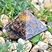 Orgone Pyramid-Multi Tourmaline Orgone Energy Generator-Flower of Life Healing Crystals Pyramid for Balancing Chakra- Stress- Aura Protection