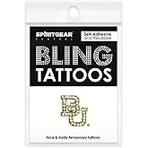 Spirit Gear Central Baylor Bears Bling Tattoos (1)